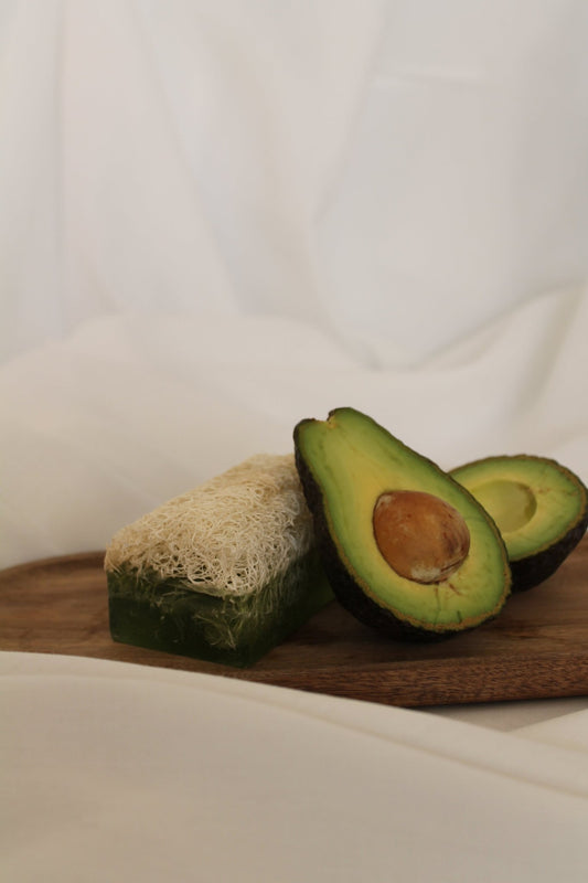 Luffa Seife mit Avocadoöl