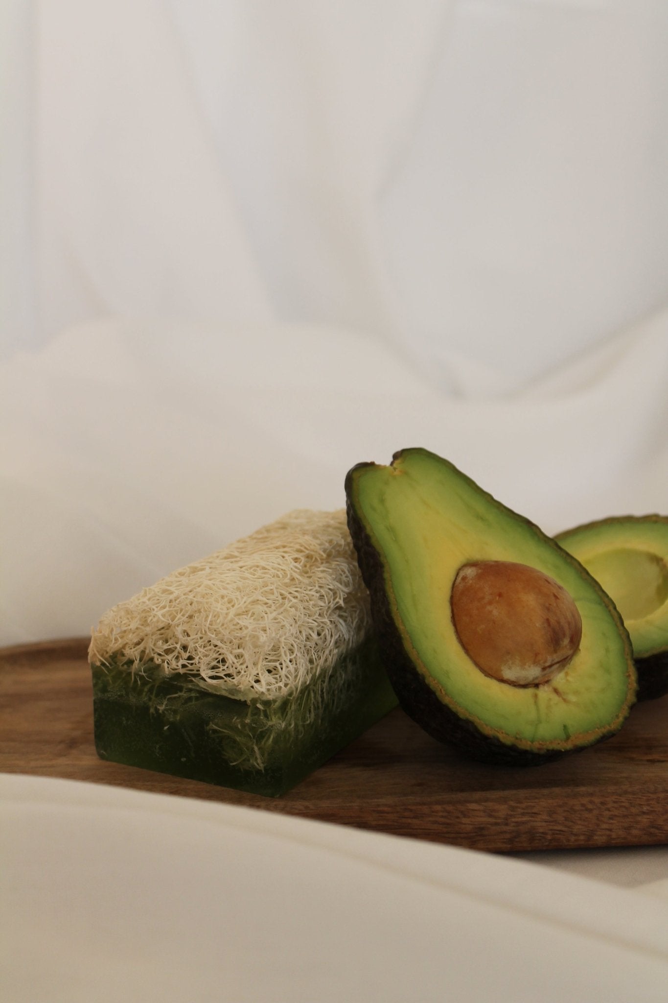 Luffa Seife mit Avocadoöl