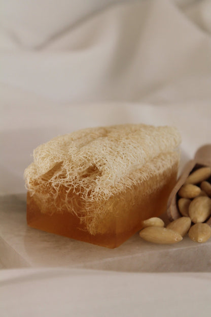 Luffa Seife mit Mandelöl